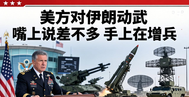 美方对伊朗动武 嘴上说差不多 手上在增兵