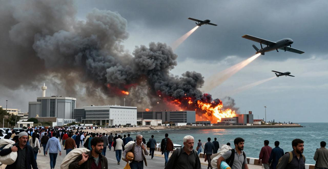 伊朗核设施遭美以袭击 霍尔木兹海峡局势升级 附近居民撤离